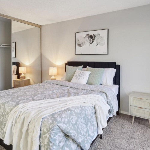 Bedroom options to fit every lifestyle a bedroom with a bed and a lamp